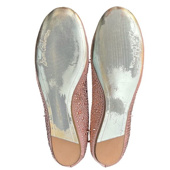 Sam Edelman Jolie Flats Studded Ballerina Rose Gold - Picture 3 of 12